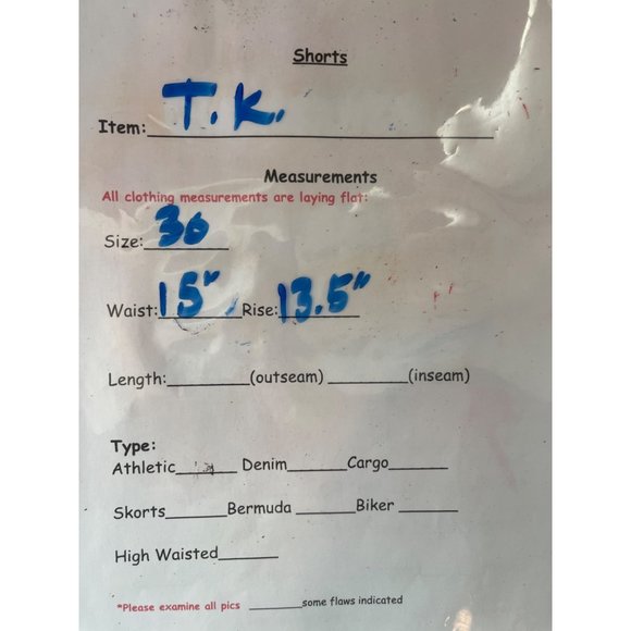 Takeshy Kurosawa Acid Wash Cut Off Denim Shorts Men's Size 30 - Picture 6 of 6